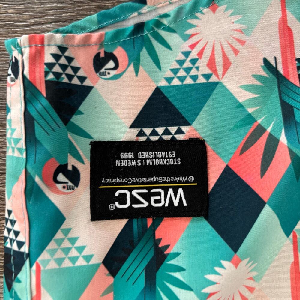 WeSC Oden Tropical Abstract Shirt Mens Lg Womens xl Parrot SS unisex‎ Streetwear - Picture 6 of 7